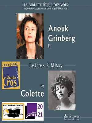 cover image of Lettres à Missy